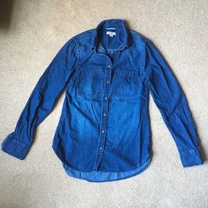 Jean button down shirt